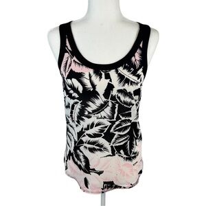 Express Black, White & Pink Tank Size S